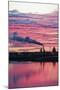 Oil Refinery At Sunset-David Nunuk-Mounted Photographic Print