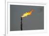 Oil Refinery Gas Flare, Aruba-Paul Souders-Framed Photographic Print