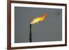 Oil Refinery Gas Flare, Aruba-Paul Souders-Framed Photographic Print