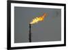 Oil Refinery Gas Flare, Aruba-Paul Souders-Framed Photographic Print