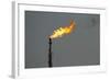 Oil Refinery Gas Flare, Aruba-Paul Souders-Framed Photographic Print