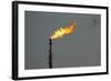 Oil Refinery Gas Flare, Aruba-Paul Souders-Framed Photographic Print