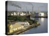 Oil Refinery, Willemstad, Curacao, West Indies, Central America-Ken Gillham-Stretched Canvas