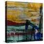 Oil Rig Abstract-Sisa Jasper-Stretched Canvas