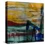 Oil Rig Abstract-Sisa Jasper-Stretched Canvas