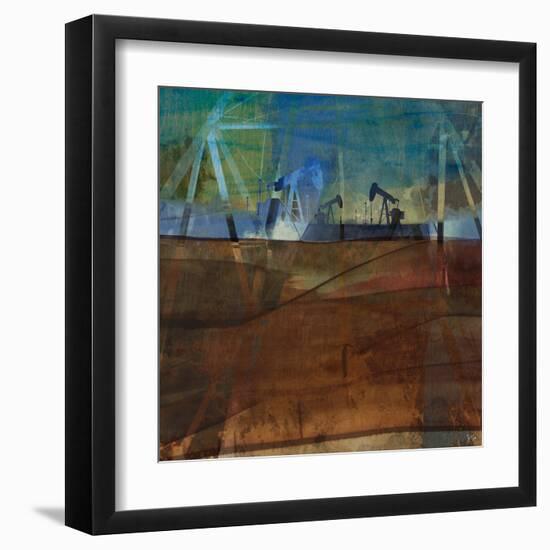 Oil Rig Abstraction II-Sisa Jasper-Framed Art Print