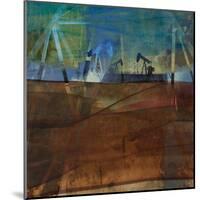 Oil Rig Abstraction II-Sisa Jasper-Mounted Art Print