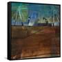 Oil Rig Abstraction II-Sisa Jasper-Framed Stretched Canvas