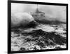 Oil Rig in Stormy Sea-null-Framed Photographic Print