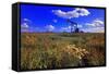 Oil Rig-null-Framed Stretched Canvas