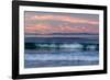 Oil rigs and waves in the Pacific Ocean, Channel Islands of California, Carpinteria, Santa Barba...-null-Framed Photographic Print