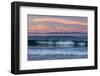 Oil rigs and waves in the Pacific Ocean, Channel Islands of California, Carpinteria, Santa Barba...-null-Framed Photographic Print