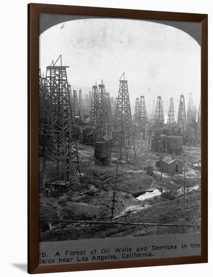 Oil Rigs Near Los Angeles, California-null-Framed Photographic Print