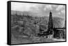 Oil Rigs Near Taft, California-null-Framed Stretched Canvas