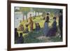 Oil Sketch for La Grande Jatte, 1884-Georges Seurat-Framed Giclee Print
