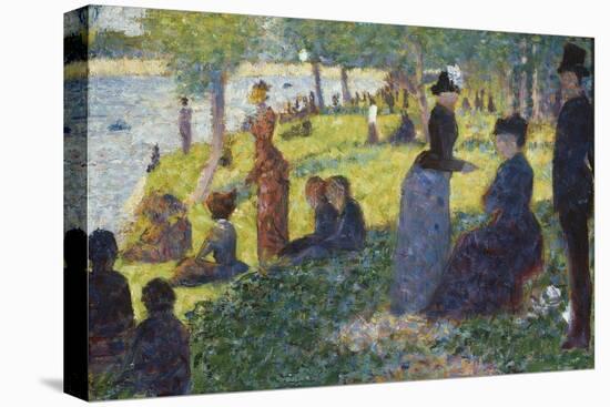 Oil Sketch for La Grande Jatte, 1884-Georges Seurat-Stretched Canvas