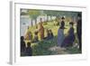 Oil Sketch for La Grande Jatte, 1884-Georges Seurat-Framed Giclee Print