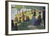 Oil Sketch for La Grande Jatte, 1884-Georges Seurat-Framed Giclee Print
