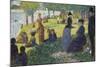 Oil Sketch for La Grande Jatte, 1884-Georges Seurat-Mounted Giclee Print