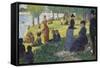 Oil Sketch for La Grande Jatte, 1884-Georges Seurat-Framed Stretched Canvas