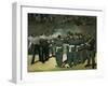 Oil Sketch for the Execution of Emperor Maximilian, 1867-Edouard Manet-Framed Giclee Print