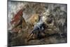 Oil Sketch for the Lion Hunt, 1621-1622-Peter Paul Rubens-Mounted Giclee Print