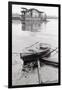 Oil-Slicked Boat Washed on Oiled Beach-null-Framed Photographic Print