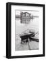 Oil-Slicked Boat Washed on Oiled Beach-null-Framed Photographic Print