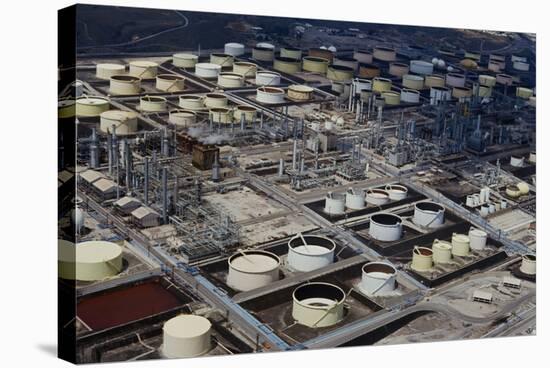 Oil Storage Tanks-null-Stretched Canvas