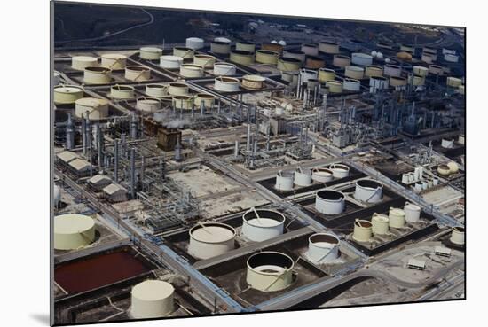 Oil Storage Tanks-null-Mounted Photographic Print