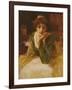 Oil Study for Desdemona, C.1889-Frederick Leighton-Framed Giclee Print
