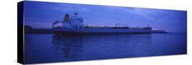 Oil Tanker Moored at a Harbor, Boston Harbor, Boston, Massachusetts, USA-null-Stretched Canvas
