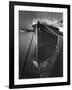 Oil Tanker Tied Up at Dock While it Is Being Loaded with Barrels of Oil-Margaret Bourke-White-Framed Photographic Print