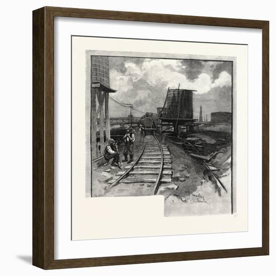 Oil Tanks, Canada, Nineteenth Century-null-Framed Giclee Print