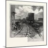Oil Tanks, Canada, Nineteenth Century-null-Mounted Giclee Print