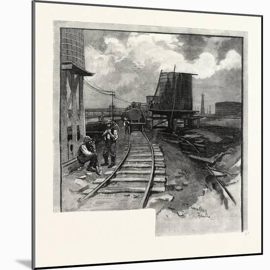 Oil Tanks, Canada, Nineteenth Century-null-Mounted Giclee Print