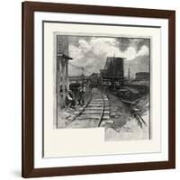 Oil Tanks, Canada, Nineteenth Century-null-Framed Giclee Print