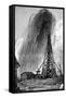 Oil Well, 19th Century-Science Photo Library-Framed Stretched Canvas