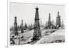 Oil Well Field-null-Framed Premium Photographic Print