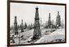 Oil Well Field-null-Framed Premium Photographic Print