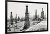 Oil Well Field-null-Framed Premium Photographic Print