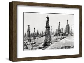 Oil Well Field-null-Framed Photographic Print