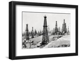 Oil Well Field-null-Framed Photographic Print