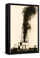 Oil Well Gusher, Odessa, Texas-null-Framed Stretched Canvas