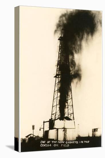 Oil Well Gusher, Odessa, Texas-null-Stretched Canvas