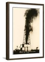 Oil Well Gusher, Odessa, Texas-null-Framed Art Print