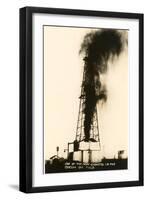 Oil Well Gusher, Odessa, Texas-null-Framed Art Print