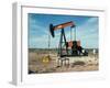 Oil Well Pump, Near Odessa, Texas, USA-Walter Rawlings-Framed Photographic Print