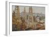 Oil Wells at Los Angeles-A. Muchton-Framed Art Print