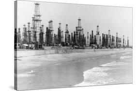 Oil Wells-null-Stretched Canvas